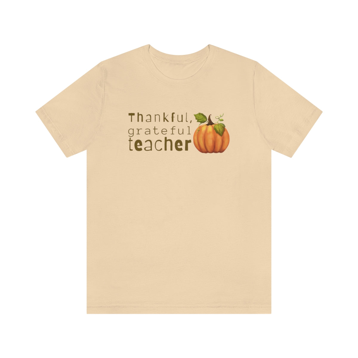 Thankful Grateful Teacher Unisex Jersey Short Sleeve Tee