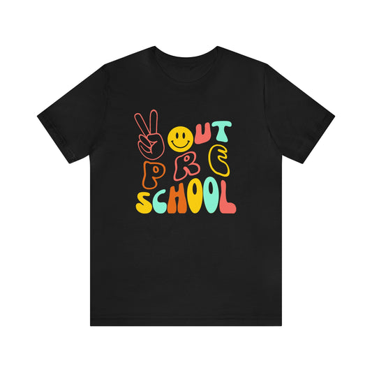 Peace Out Preschool Unisex Jersey Short Sleeve Tee