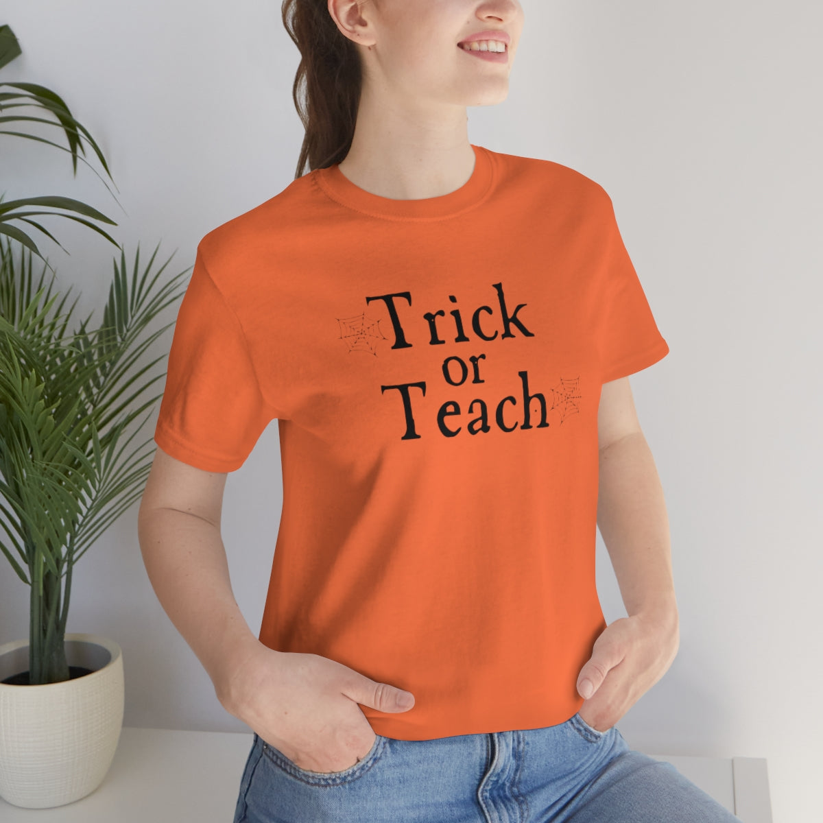 Trick or Teach Unisex Jersey Short Sleeve Tee