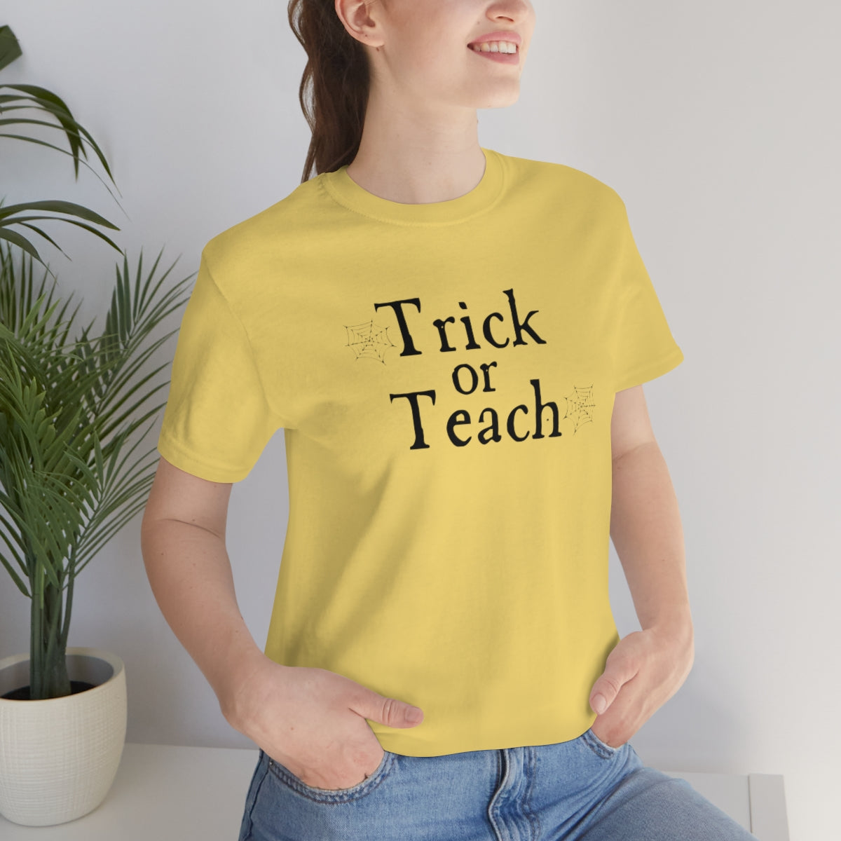 Trick or Teach Unisex Jersey Short Sleeve Tee